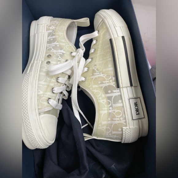 B23 OBLIQUE CANVAS SNEAKER - Picture 6 of 8